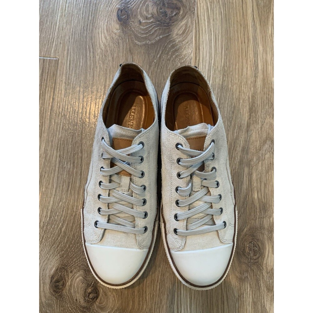 Allen Edmonds "PASADENA" Suede Dress Sneakers Men's Shoes Size 8.5 D Off White - Picture 4 of 11